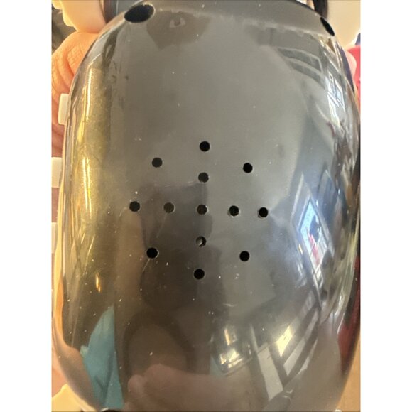 Alarm Clock on Wheels Black Runaway Lights Sounds Snooze - Picture 10 of 10